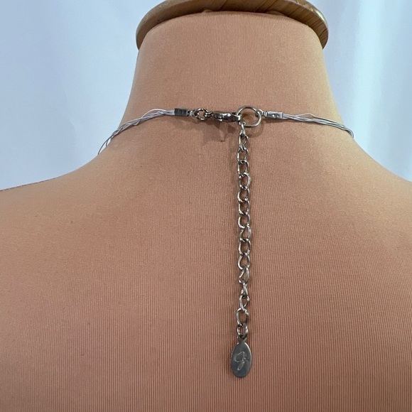 CG Stamped Multi Layered Beaded Necklace - Picture 3 of 5